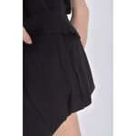 (4XL（含）以上) 質感吊帶黑色長裙二手衣, , large