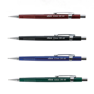 【MBS 萬事捷】自動鉛筆 0.3/0.5/0.7/0.9mm 12支/盒 DK-60(顏色隨機出貨)  -  多款可選