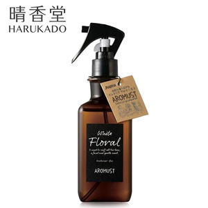 〔本野有限公司〕日本晴香堂芳香噴霧棕瓶 白色花香280ml-2入