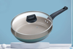 Aigabao Carbon Steel Titanium Non-Stick Frying Pan 26cm, , large