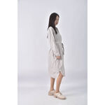 (L) lativ直條紋棕色洋裝二手衣, , large