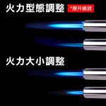 【TOPWAY】卡式噴火槍 瓦斯噴槍 1300度 電子點火噴槍頭 卡式瓦斯噴槍頭 炙燒料理噴槍 點火器 陶瓷噴燈 可倒置, , large