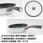 仙德曼銀雪不沾炒鍋-附蓋-28cm-1支, , large