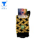 [Runway] Dual-Cylinder Cushioning | Stone-Washed Functional Socks | Women's Bamboo-Weave - yellow | 1 Pair, , large