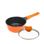 [清水]麥飯石不沾牛奶鍋18CM(顏色隨機), , large