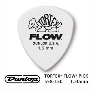 Jim Dunlop Tortex Flow 558R 1.5mm Pick (三片、十片組)【敦煌樂器】