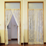 Breathable yarn anti-mosquito door curtain (poleless), , large