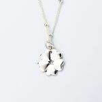 【Angel & Me】Love Clover s925 sterling silver necklace Valentine Day gift, , large