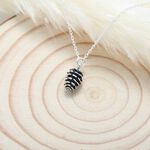 【Angel & Me】立體 小 松果 Pinecone 925 純銀 項鍊 生日 情人節 聖誕節 禮物, , large