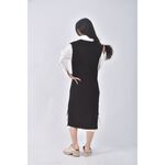 (XL) 質感兩件式黑色洋裝二手衣, , large