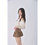 (2XL) 質感美拉德風棕色短裙二手衣, , large