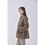 (XL) vergamot韓牌質感羊毛大衣棕色外套二手衣, , large