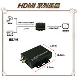 昌運監視器 HD-803 4K 同軸高清 HDMI 轉換器 AHD/CVI/TVI/CVBS MICRO電源輸入, , large