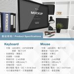 E-BOOKS Z11 專業級2.4G無線鍵鼠組 高解析追蹤 智慧省電模式, , large