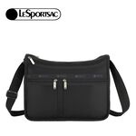 |快速出貨|Lesportsac DELUXE EVERYDAY BAG 日常百搭斜背包 送禮推薦-神秘黑, , large