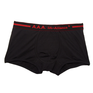 ﹝ 3A-Alliance ﹞經典素色U型四角褲 / XL號 / 黑色