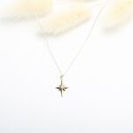 【Angel & Me】希望 北極星 星星 s925 純銀 項鍊 情人節 禮物, , large
