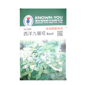【向花緣】農友 西洋九層塔 - 香藥草種子