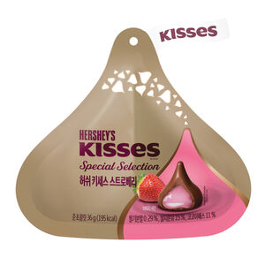 Kisses 草莓慕斯口味夾餡牛奶巧克力 36g