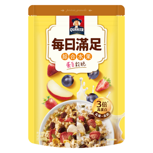 桂格每日滿足蛋白穀脆-綜合水果250g