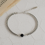 midnight jazz sterling silver bracelet, , large