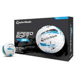 TaylorMade SpeedSoft Ink 高爾夫球 12顆/盒 兩層球, , large