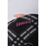 (S) docei格紋黑色上衣二手衣, , large