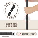 【KIWISH】35X20X60H 黑色三層架 收納架 展示架 鐵力士架 波浪架 架子 桌上置物架 鐵架 層架, , large