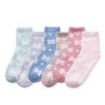 雪花珊瑚絨睡眠襪 保暖冬天襪 厚襪子 睡眠襪 居家保暖襪 AN-UA3201N【旺達棉品】, , large