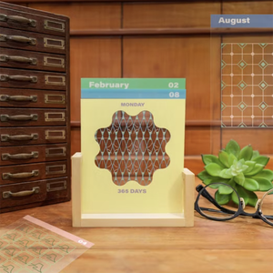 Iron Window Printed Calendar
