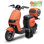 【向銓】JiLong 微型電動二輪車/電動自行車PEG-070/可愛馬 CHT-038 (16Ah鋰電池版/電動自行車)(紅磚橘), , large