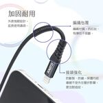 RASTO RX37 iPhone充電傳輸線1.2M 鋁合金接頭尼龍編織線 支援2.4A快充+資料傳輸, , large