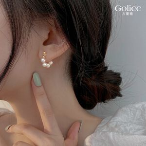 【Gulicc】古莉可 耳環 韓版氣質淡水珍珠耳環