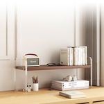 【上手家居】壓克力香水架40cm-單層 單層40cm-胡桃色(桌上置物架/香水收納架/桌上層架/桌面收納架/化妝架), , large