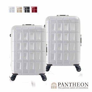 【PANTHEON PLAZA】展示品限量出清 PANTHEON 26吋 輕量網美鋁框行李箱 PTD-1626 經典黑