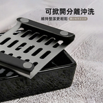 【上手家居】黑陶瓷肥皂盒(肥皂瀝水架/陶瓷肥皂架/香皂盒), , large