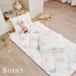 BUHO "Spring Warmth" Ice Yarn Cool Children's Sleeping Pad Three-piece Set (Quilted Sleeping Pad + Cool Quilt + Children's Pillow) SGS Non-toxic x Cool Dual Certification, , large