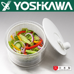 【YOSHIKAWA吉川】日本蔬菜脫水器(大)SP1195 日本製 手動甩水神器, , large