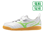 [秉宸] MONARCIDA NEO III CLUB KIDS IN 兒童平底足球鞋 白綠 P1GG252637, , large