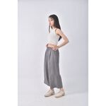 (L) queenshop韓牌高腰質感灰色長褲二手衣, , large