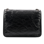 YSL 小牛皮翻蓋NIKI包/郵差包/中款(28cm)/黑色, , large