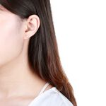 【Angel & Me】迷你 幸運草 s925 純銀 一對 耳環 耳夾 生日 週年 情人節 禮物, , large