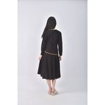 (S) hong sheng線條黑色洋裝二手衣, , large