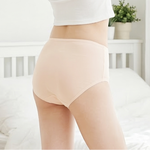 【Clany 可蘭霓】純棉長效抗菌中腰內褲 (M-2XL)｜加大尺碼 透氣包臀 2237-11 裸感膚, , large