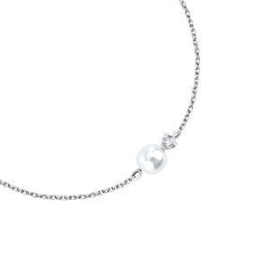 【MORELLATO】Perle Contemporary 925純銀手鍊-銀色 SAWM07