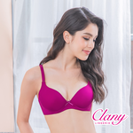 【Clany可蘭霓】 裸感新美學無痕軟鋼圈零著感BCD內衣 玫瑰紅 6903-95, , large