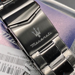 [星晴錶業]MASERATI手錶,42mm,R8853100019寶藍色錶面槍灰色錶殼黑灰色精鋼錶帶款, , large