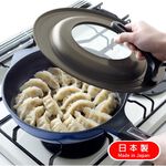 日本Arnest bellfina可立式玻璃鍋蓋-28cm(日本製、24-28cm鍋子適用鍋蓋), , large