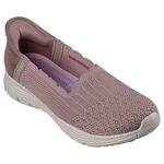 Kixpress-Skechers Seager 女 休閒鞋 健走 瞬穿舒適科技 透氣 緩震 藕粉 [158980MVE], , large