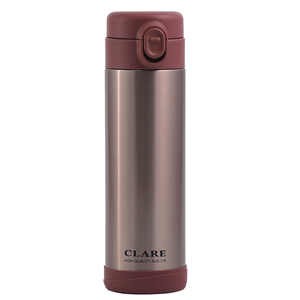 CLARE316不鏽鋼陶瓷彈跳保溫杯-500ml-玫瑰金-1支